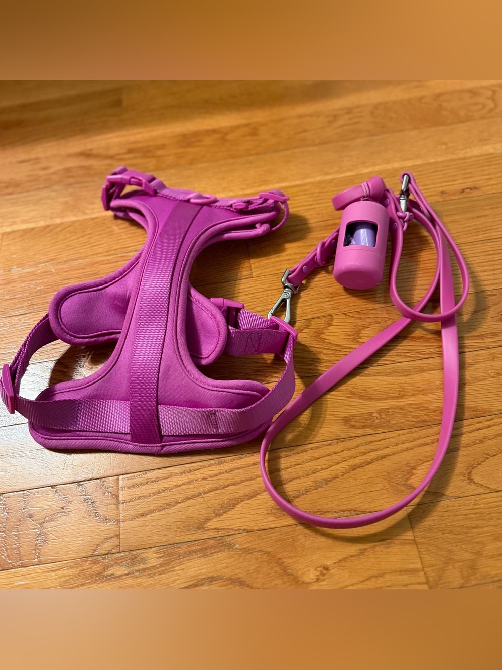 Wild One Cushioned Harness + Waterproof Leash Walk Kit in Orchid - Medium